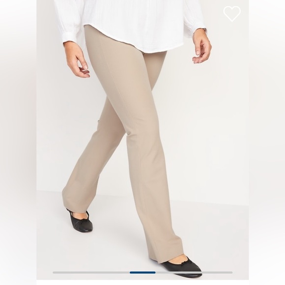 SOLD High-waisted pixie flare pants mocha taffy size 4 - Picture 4 of 4